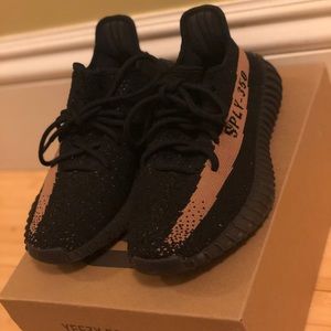 Authentic Yeezy Boost 350 Black/Copper Size 5 Men